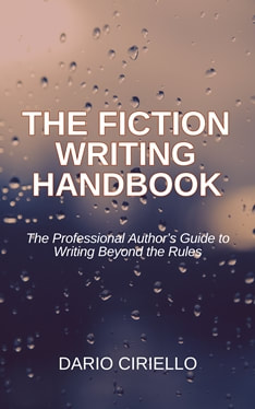 The fiction writing handbook cover page by Dario Ciriello